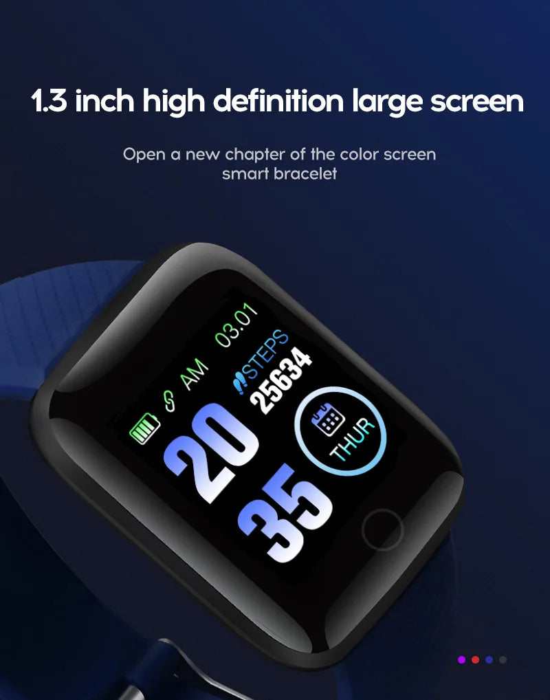 116plus Smart Watch Men Women Bluetooth Connected Phone Music Fitness Multifunctional Sports Bracelet Sleep Monitor Smartwatchs