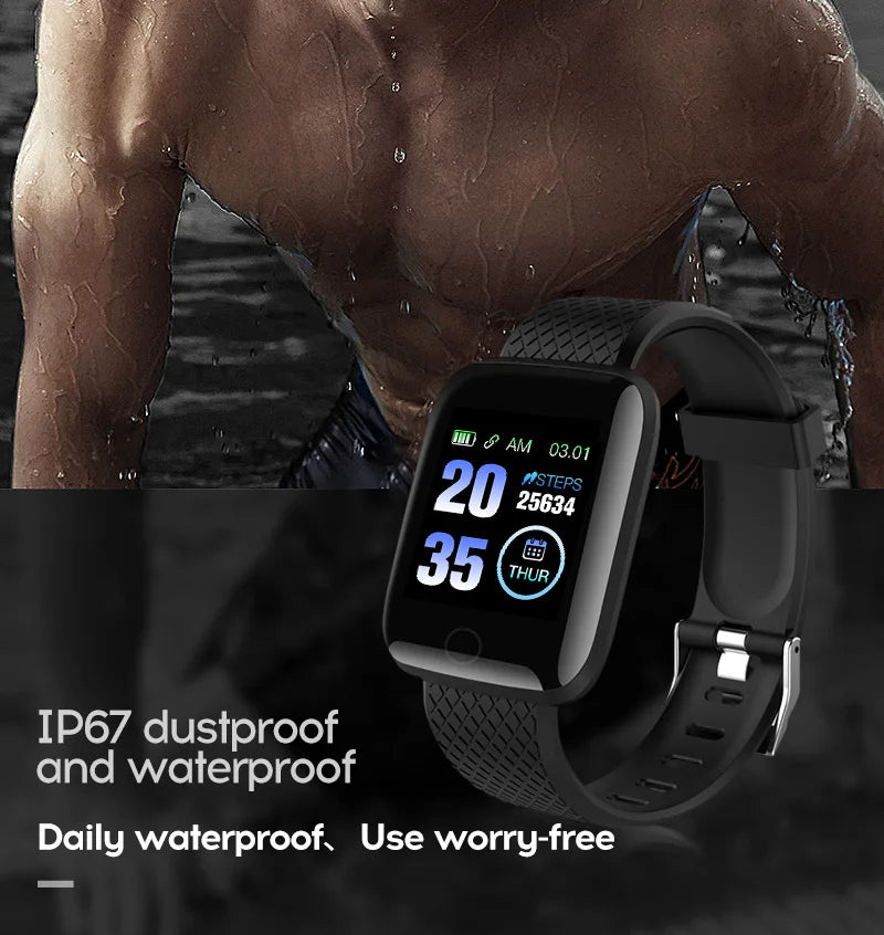 116plus Smart Watch Men Women Bluetooth Connected Phone Music Fitness Multifunctional Sports Bracelet Sleep Monitor Smartwatchs
