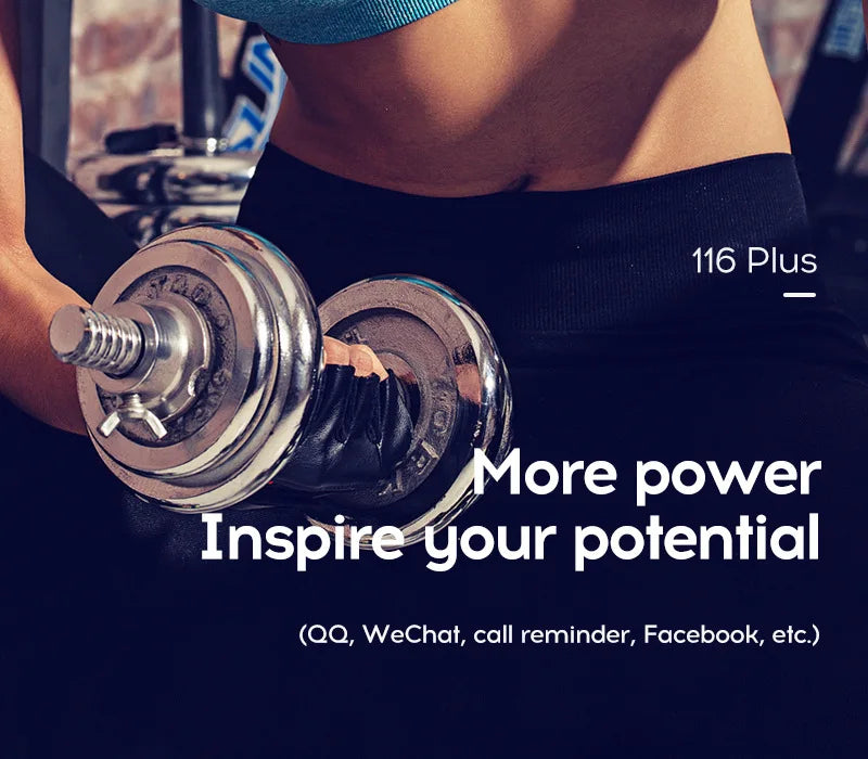 116plus Smart Watch Men Women Bluetooth Connected Phone Music Fitness Multifunctional Sports Bracelet Sleep Monitor Smartwatchs